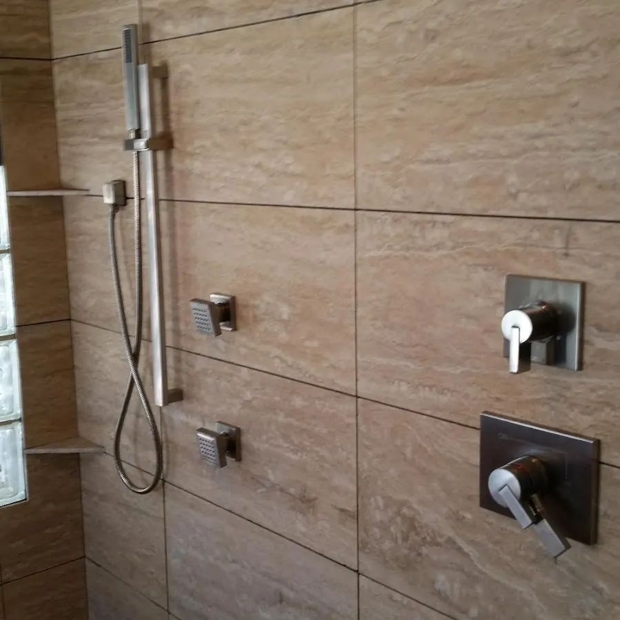Shower fixture installation for Water Heater Replacement in Prairie Grove